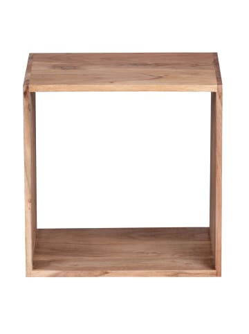 KADIMA DESIGN Standregal MUMBAI Massivholz 43,5 cm Cube Regal Design in Akazie