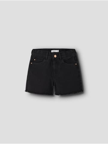 name it Shorts in Black Denim