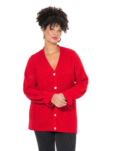 MIAMODA Strickjacke in rot