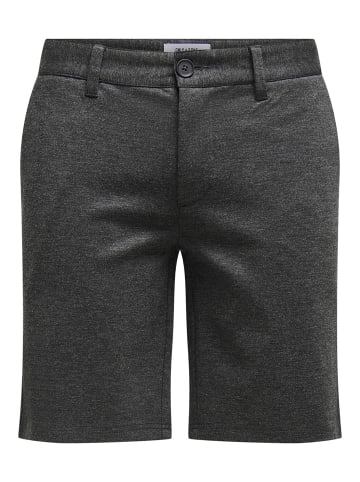 ONLY & SONS Chino Shorts in Dark Grey Melange