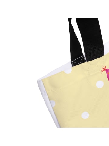 Mr. & Mrs. Panda Tote Bag Avocado Geburtstag ohne Spruch in Gelb Pastell