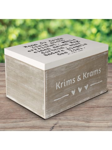 Mr. & Mrs. Panda Geschenkbox Wenn du deine Ziele... mit Spruch in Weiß