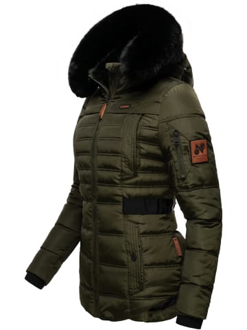 Navahoo Winterjacke Melikaa in Olive