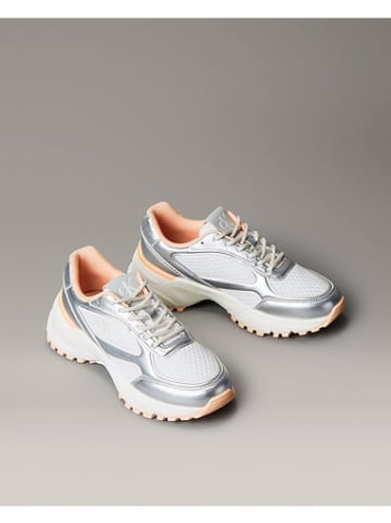 Calvin Klein Schuhe YW0YW02063 in Bright White/Silver/Florida Ether