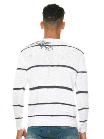 FIOCEO Pullover in weiss