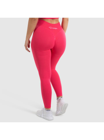 SMILODOX Leggings Silvia Scrunch in Pink