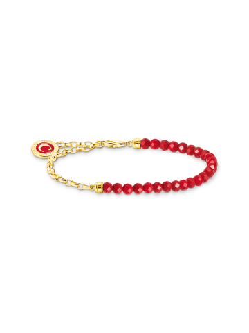 Thomas Sabo Armband in gold, rot