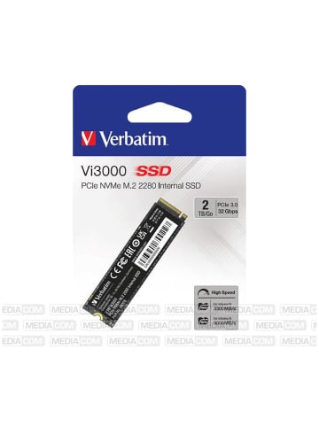Verbatim Verbatim Vi3000 SSD 2TB NVMe Schwarz