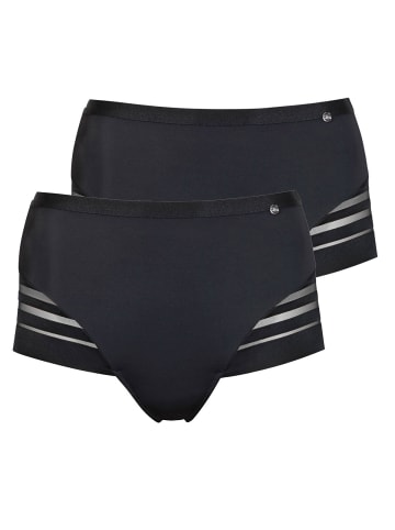 Lisca 2er Pack Taillenslip in black