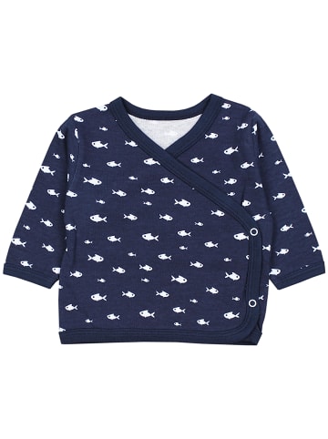TupTam Baby Jungen Langarm Wickelshirt 5er Set in blau/grau