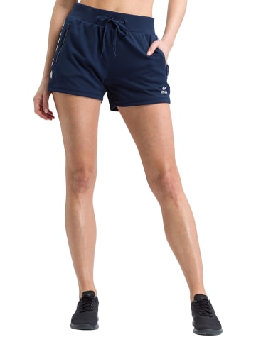 erima Damen Squad Shorts in new navy/silver grey