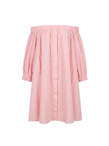Pink Baumwolle Damen Kleid