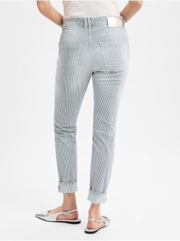 MAC HOSEN Hose Rich Slim in blau weiß