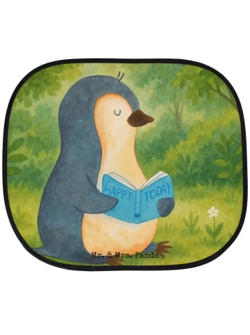 Mr. & Mrs. Panda Sonnenblende Pinguin Buch Design ohne Spruch in Weiß