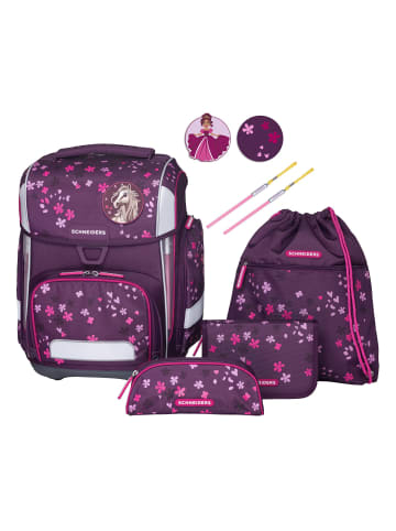 SCHNEIDERS Ergolite Schulranzen-Set 8-teilig in dark red