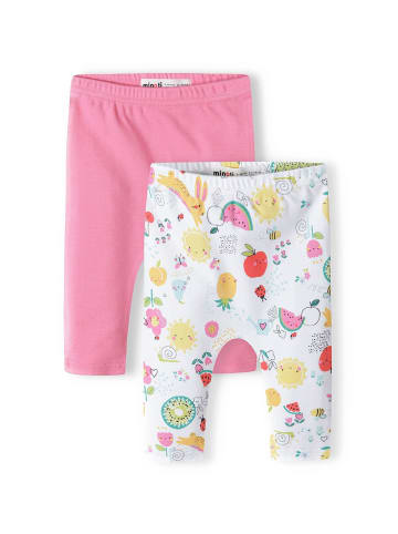 Minoti 2er-Set: Leggings tulip 3 in pink
