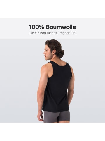 Barrio 13 3er Pack: Tank Top in schwarz