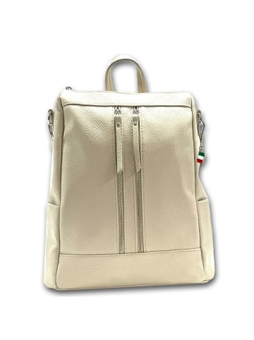 Florence Leder Cityrucksack Florence Rucksack beige ca. 30cm