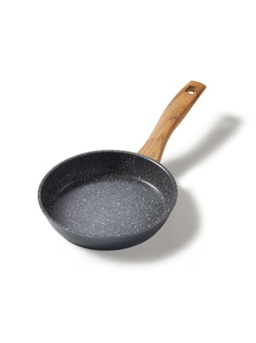 Stoneline Bratpfanne 18 cm | ohne Deckel in Holzoptik