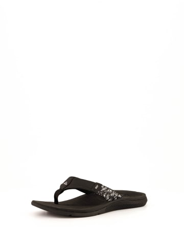 Reef Zehentrenner Sandale Santa Ana in Black/White