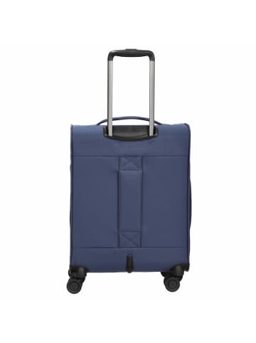 Stratic Light+ - 4-Rollen-Trolley 55 cm S (black) in dark blue