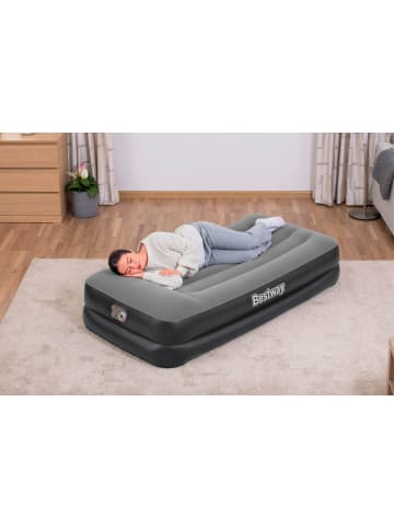 Bestway TriTech® Single-Luftbett mit integrierter Elektropumpe 191 x 97 x 46 cm in Blau ab 0 Monate