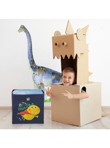 relaxdays 4 x Kinder Aufbewahrungsboxen "Tiere A" in Bunt - (B)30 x (H)30 x (T)30 cm