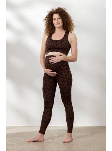 Hey Honey Umstandsleggings in brown