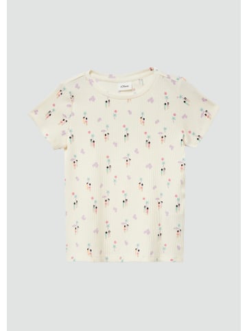 s.Oliver T-Shirt in 06A2_creme