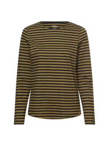 Camel Active Langarmshirt aus reiner Baumwolle in Kaviar