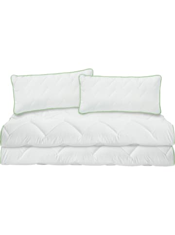 Erwin Müller Textilfaser Leichtstepp-Bettset 4-teilig Inn in weiß