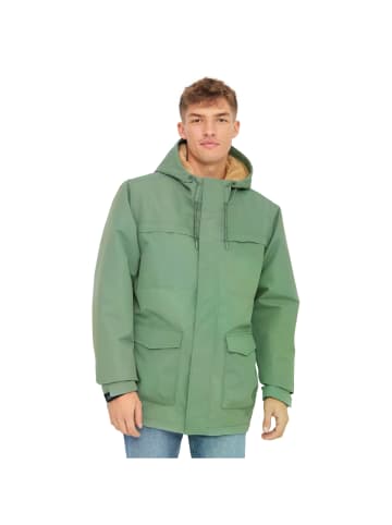 Derbe Jacke Dog in hedge green/caramel