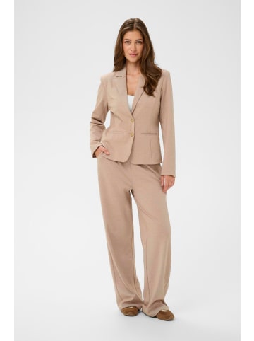Cream Blazer CRAnett Regular fit in Amphora Melange