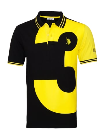 U.S. Polo Assn. Shirt 'No. 3' in schwarz