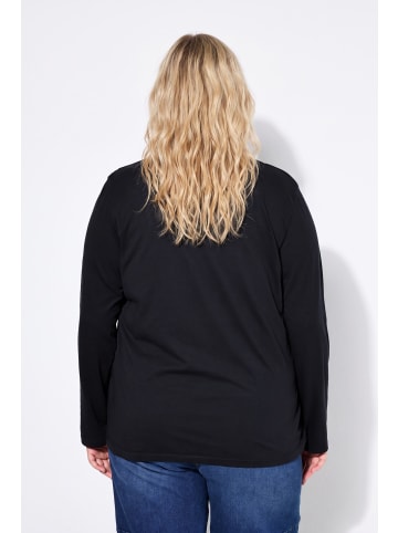 Ulla Popken Shirt in schwarz