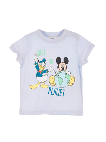 Disney Mickey Mouse T-Shirt kurzarm in Hell-Blau