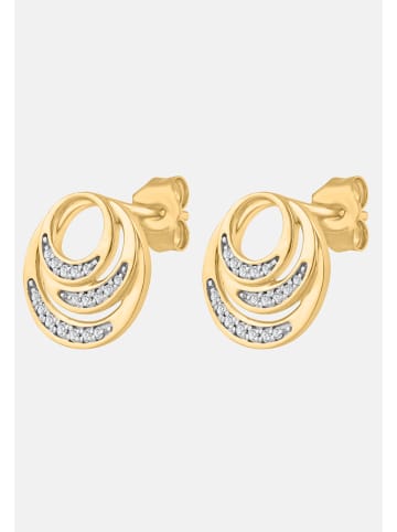 Diamant Exquis Ohrringe aus 375 Gelbgold mit Diamant