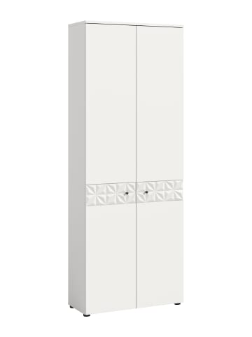 xonox.home Garderobenschrank (B/H/T 70,2/192/34,8 cm) in weiß