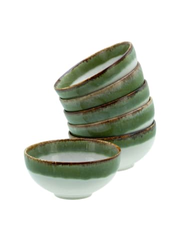 CreaTable 6 er-Set 21817 Cascade Dip-Schalen Set in Grün