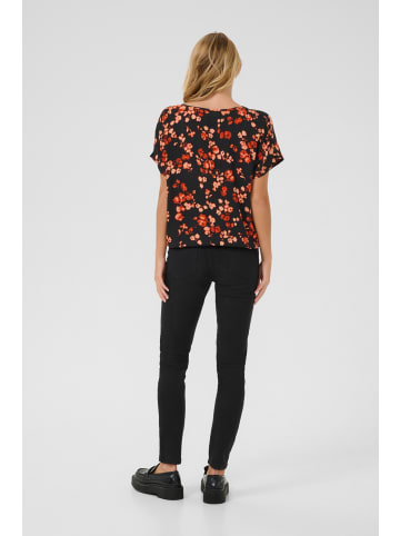 Kaffe Bluse kurzarm KAlokia Relaxed fit in Red Flower