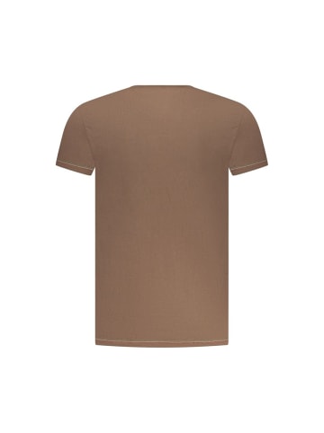Aeronautica Militare Braun Baumwolle Herren T-Shirt