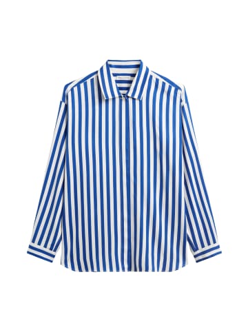 Marc O'Polo Streifenbluse regular in multi/ Shiny Blue