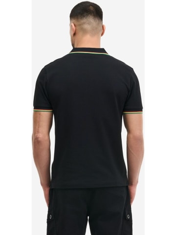Lonsdale Polo "Sounds Four" in Schwarz