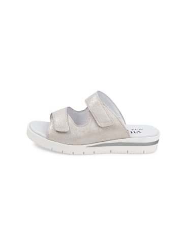 VITAFORM Veloursleder Pantoletten in offwhite