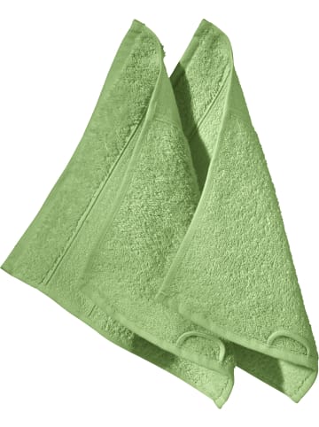 Erwin Müller Frottier Seiftuch 2er-Pack Karlsruhe in grün