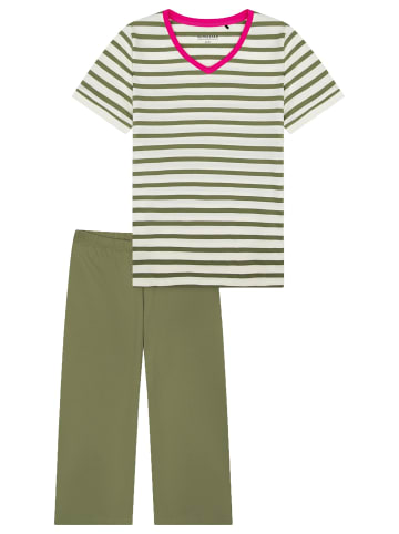 Schiesser Schlafanzug Casual Essentials in Linde