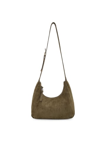 FREDs BRUDER Velvet Wild Umhängetasche Leder 26.5 cm in khaki