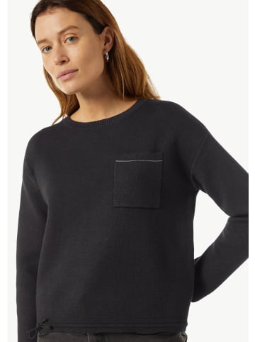 comma Strickpullover langarm in Schwarz