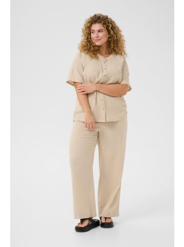 KAFFE curve Langarm - Hemd KCpaula Loose fit in Feather Gray