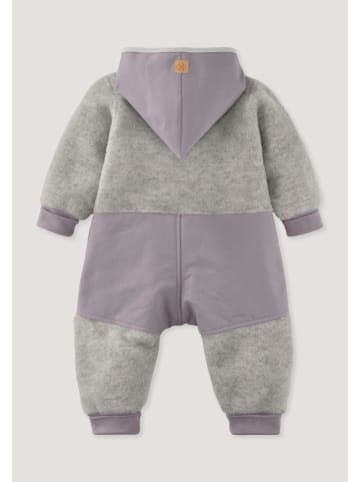Hessnatur Wollfleece Overall in hellgrau